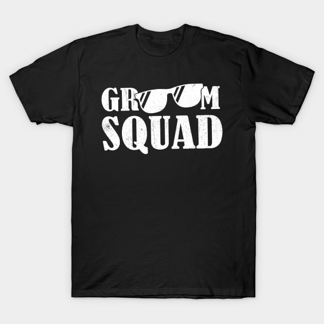 Groom Squad Groomsmen Funny Stag Bachelor Party T-Shirt by LEGO